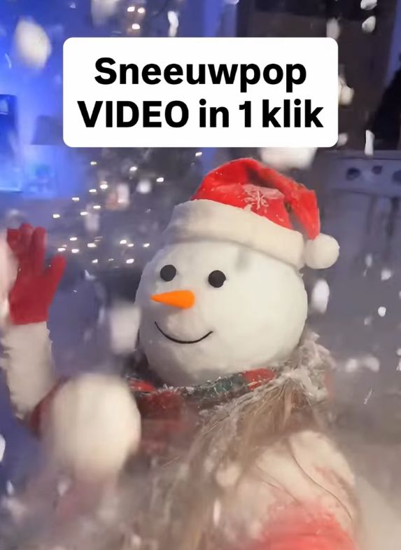 sneeuwpop video maken met ai